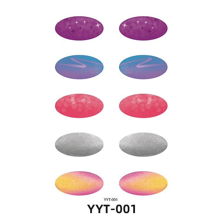 ✨ 5-Pair Pre-Designed Eyeshadow Transfer Stickers – Complete Eye Looks in Seconds