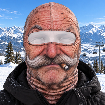 ⛷️ Funny Ski Mask – Born for the Slopes Winter Face Cover