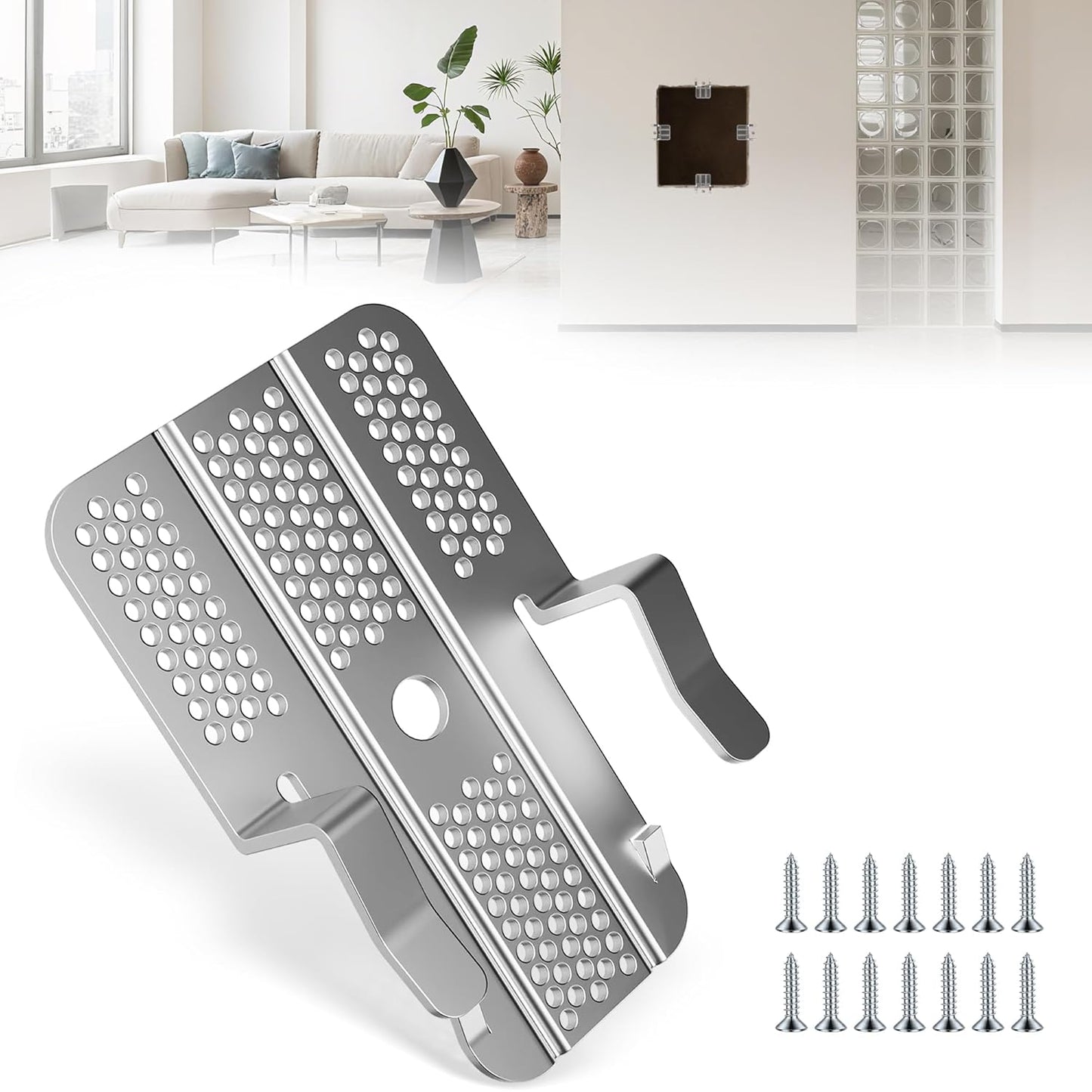 Easy Install Drywall Repair Clips 1/2 Inch | 10 Pack Wall Patch Kit