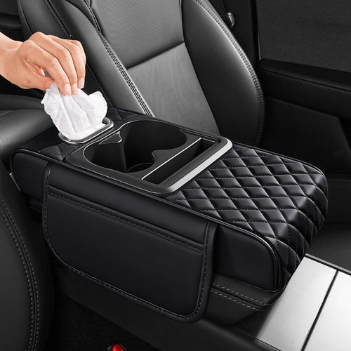 Car Center Console Armrest Organizer | 5-in-1 Storage Cover