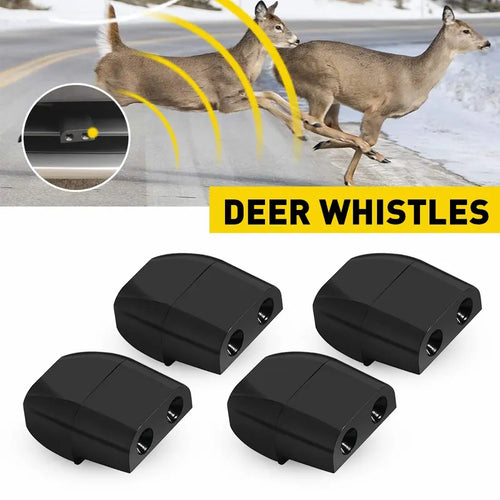 🦌 4PCS Deer Warning Whistles – Easy-Install Wildlife Alert for Cars, Trucks, RVs & Motorcycles