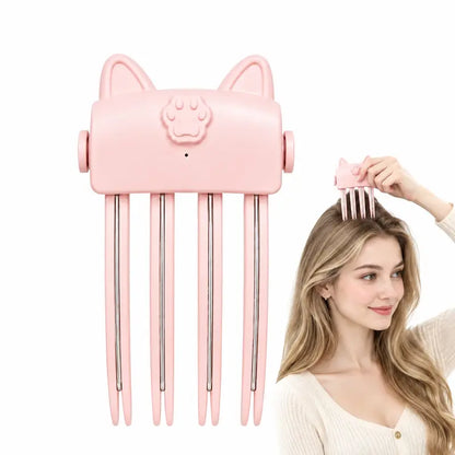✨ Instant Root Lift Volumizer Clip – Heated Hair Volume Styler for Fuller, Bouncy Hair