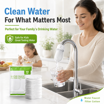 💧 50PCS Faucet Filter Bags – Reusable Fine Mesh Sediment & Rust Catcher with Adjustable Straps