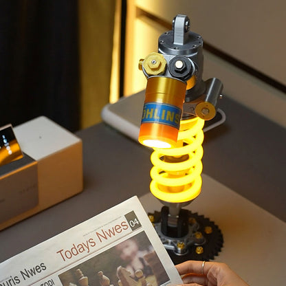 💡 Father's Day Garage Decor Lamp – Racing Suspension Inspired Industrial Light🚘