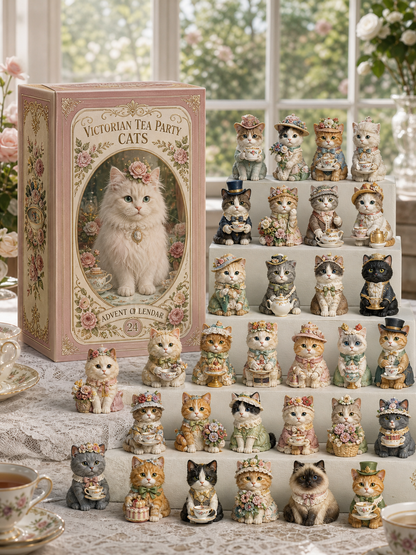 🐱 2026 Cat Advent Calendar – 24 Cat Charms & Holiday Ornaments 🎄
