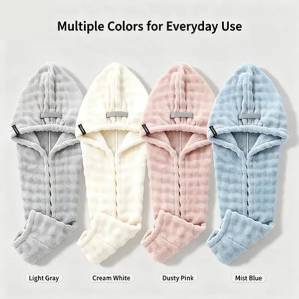 Extra-Thick Microfiber Quick-Dry Hair Towel Wrap