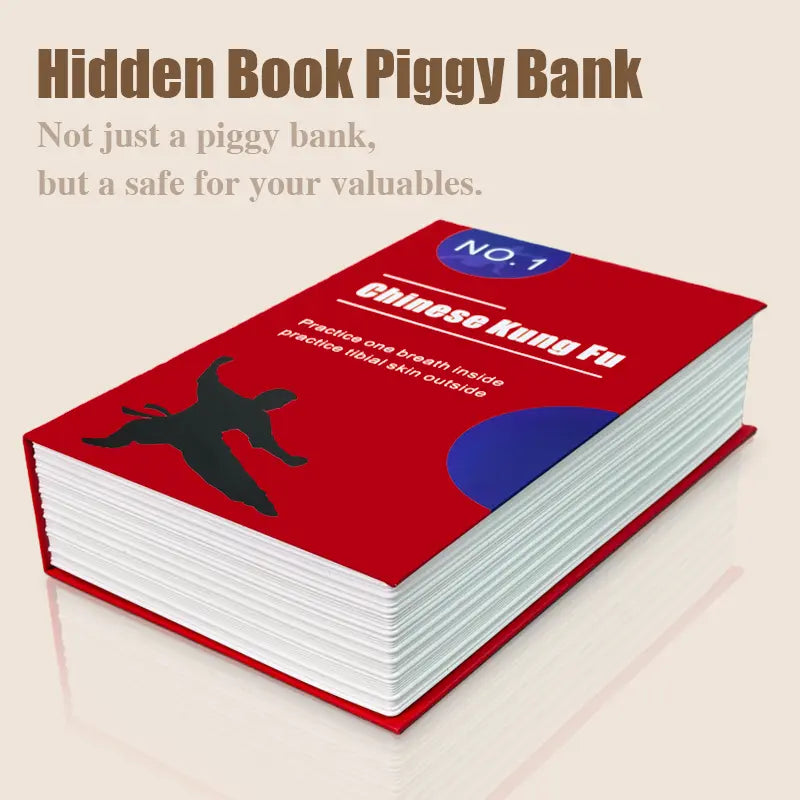 📖 Hidden Book Safe – Secret Storage Box with Combination Lock for Cash, Jewelry & Valuables