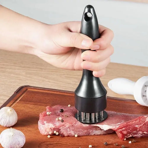 🥩 21-Pin Meat Tenderizer – Quick Marinade & Juicier Steak Prep