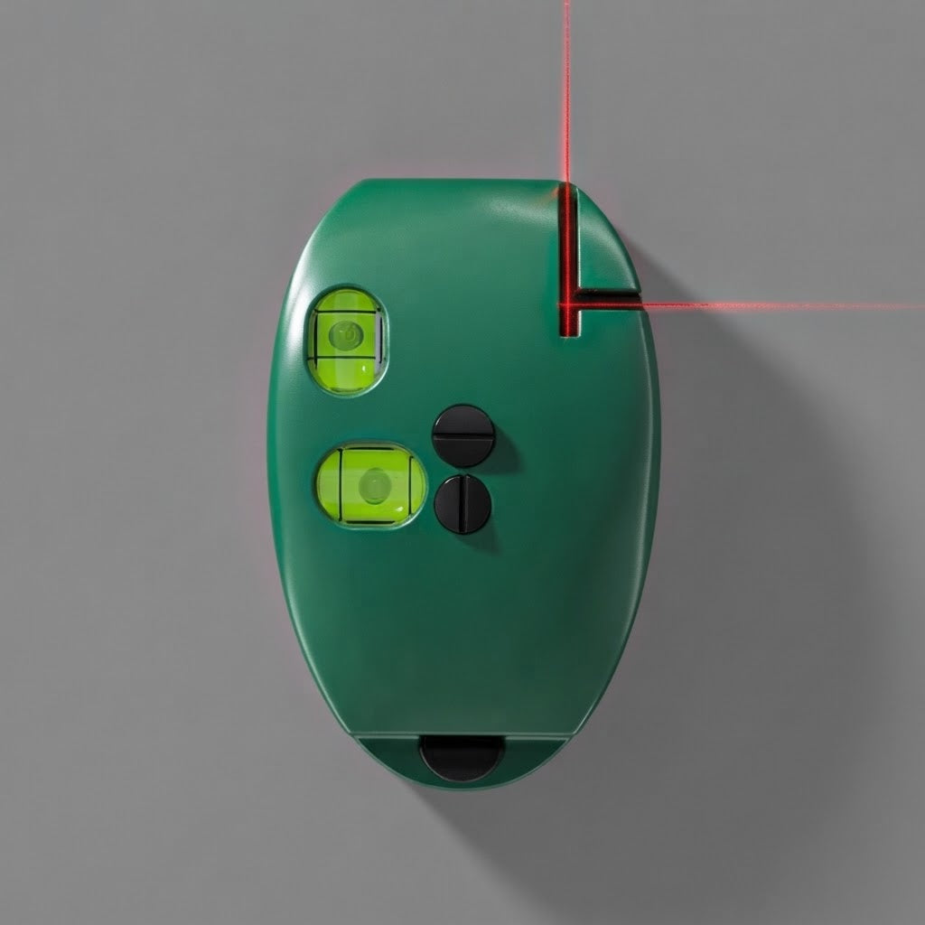 📐90-Degree Electronic Red-Beam Layout Tool – Suitable for Construction and Tile Laying
