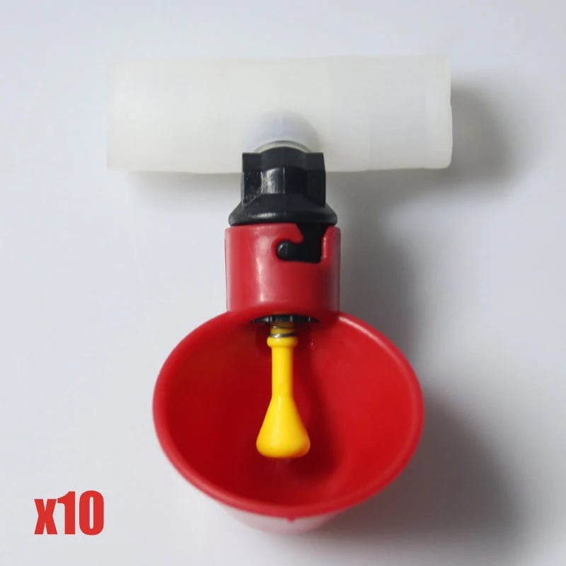 📍Gravity-Fed Automatic Chicken Waterer Cups