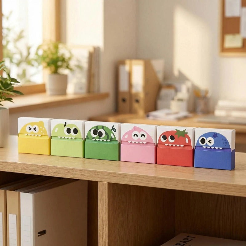 Transparent Pull-Out Glitter Sticky Notes