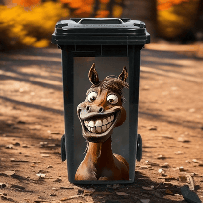 🔥Flash Sale 49% OFF✨ Creative Colourful Cartoon Trash Can Sticker, DIY Funny Bin Decal for Home Bathroom Kitchen&Brighten Your Community