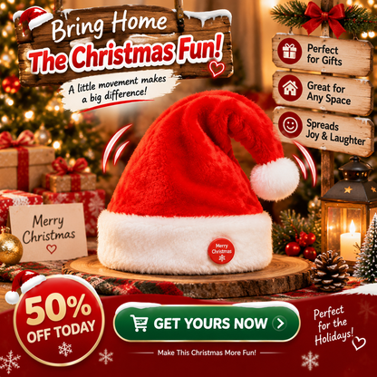 🎅 🔥 50% OFF Today — The Funniest Christmas Hat Everyone Will Notice This Holiday
