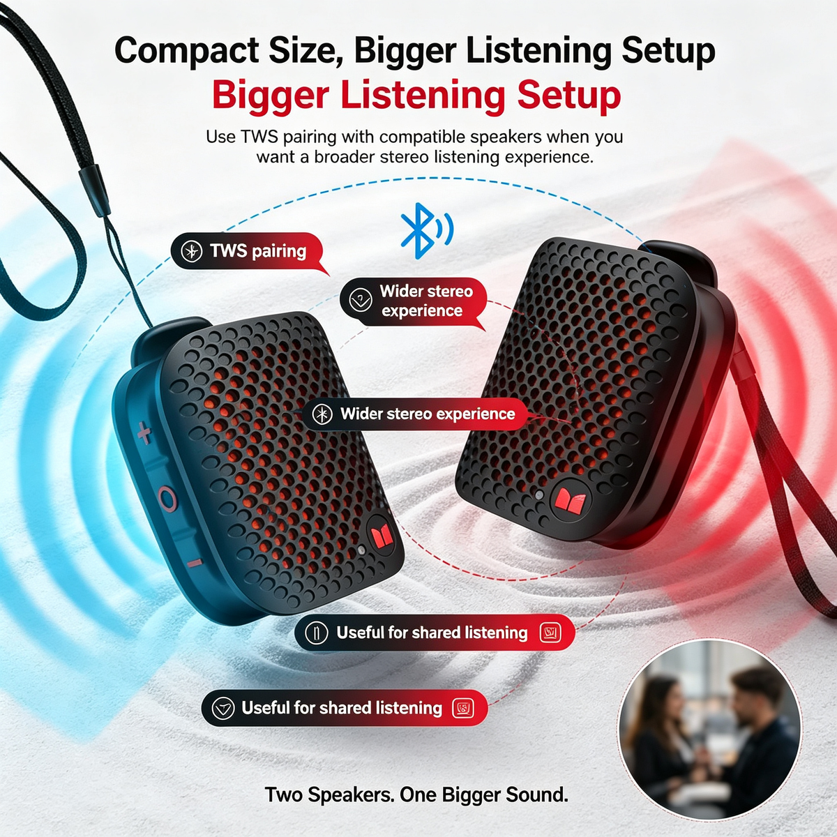 🔊 Monster Blaster Micro Wearable Bluetooth Speaker