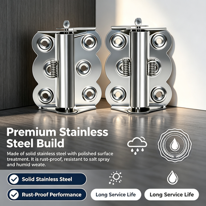 ⚙️Adjustable Self-Closing Spring Door Hinges(10Pcs)