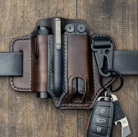 🧰 Leather EDC Belt Organizer