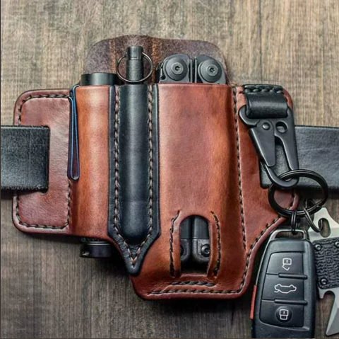 🧰 Leather EDC Belt Organizer