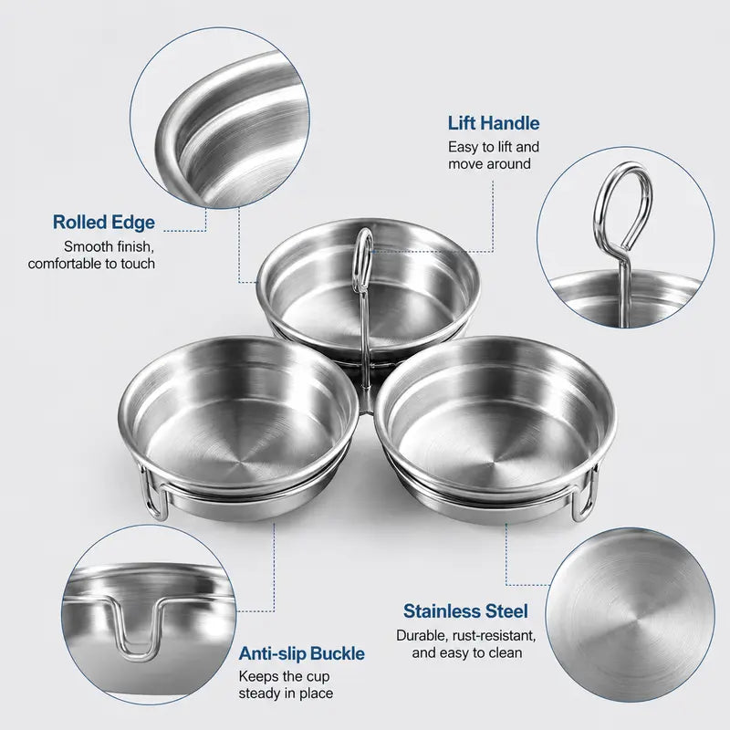 🍳 Easy-Lift Stainless Steel Egg Cooking Cups