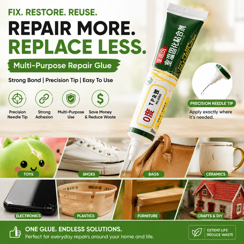 ♻️Multi-Purpose Repair Glue | Precision Strong Adhesive For Toys, Shoes, Crafts & Everyday Repairs