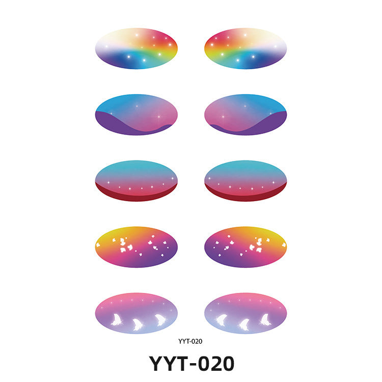✨ 5-Pair Pre-Designed Eyeshadow Transfer Stickers – Complete Eye Looks in Seconds