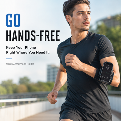 📱 360° Rotating Wrist & Arm Phone Holder – Hands-Free Sports Mount