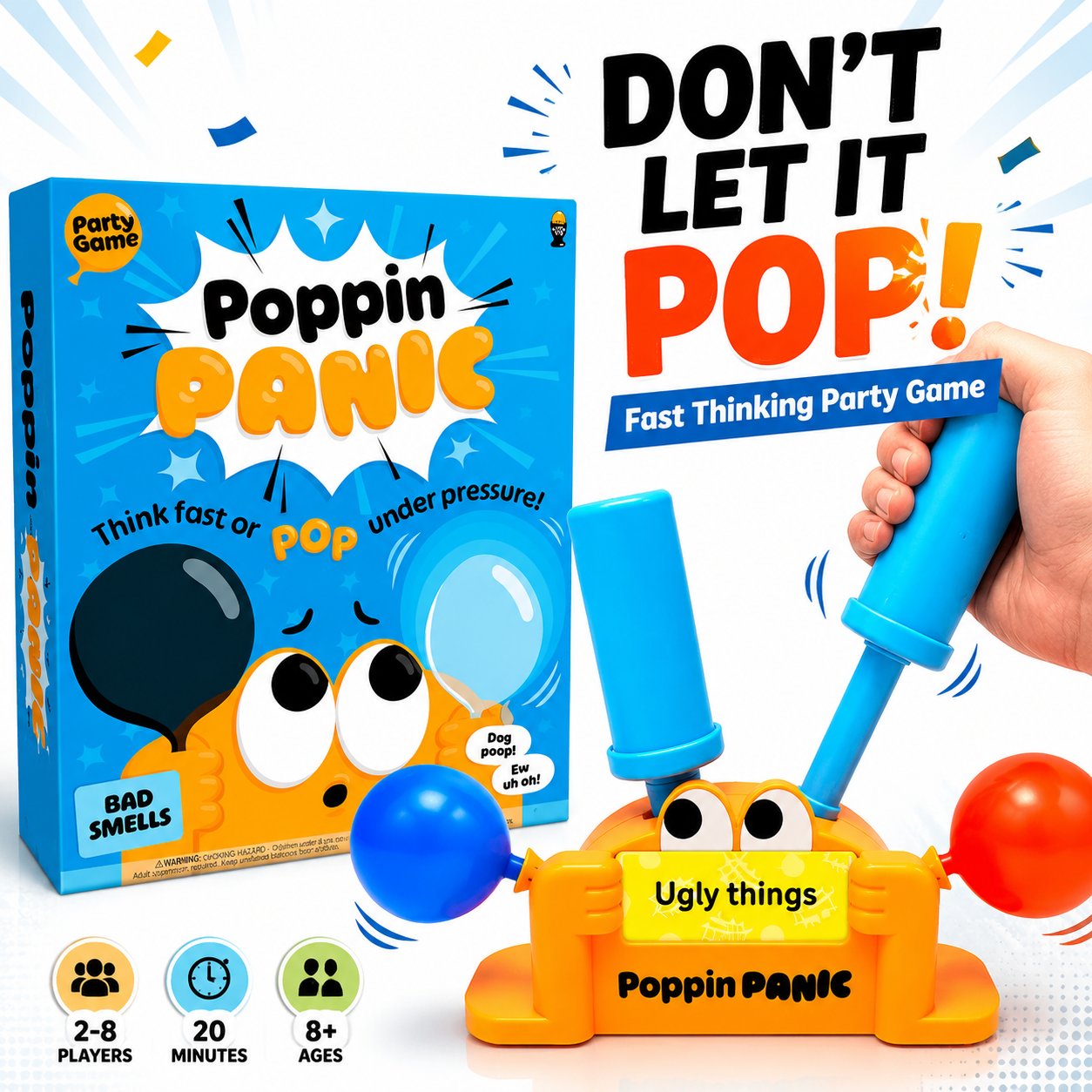 🎈 Poppin Panic – Balloon-Popping Party Game