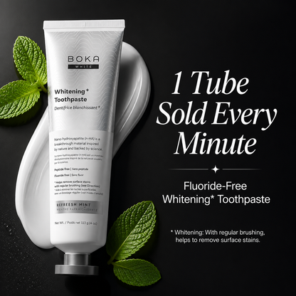 🔥 Hot sell! 🦷 Boka Nano Hydroxyapatite Whitening Toothpaste for Sensitive Teeth