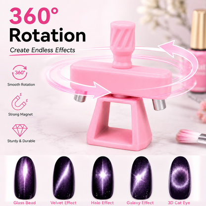 💅 360° Cat Eye Nail Magnet Tool | Perfect Salon Nails at Home