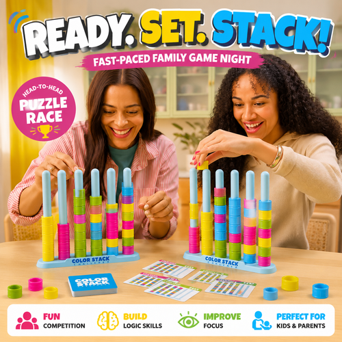 Color Stack – The Addictive Fast-Paced Family Game That Turns Every Game Night Into a Brain-Boosting Battle