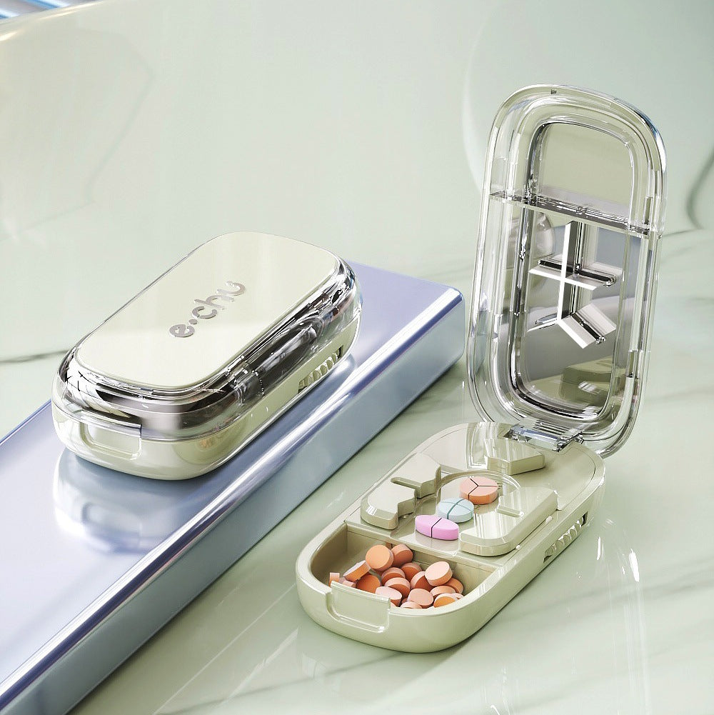 💊 3-In-1 Pill Cutter With Storage Case – Precision Tablet Splitter.