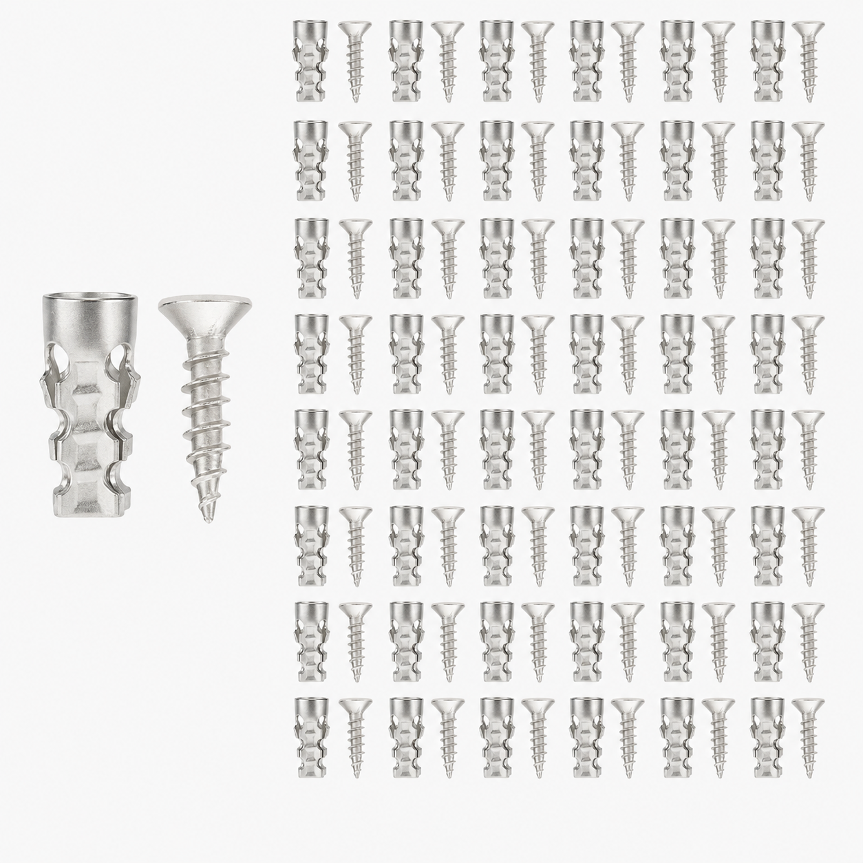 🔩 Stripped Screw Hole Repair Anchors  Restore loose cabinet hinges without moving or replacing them.