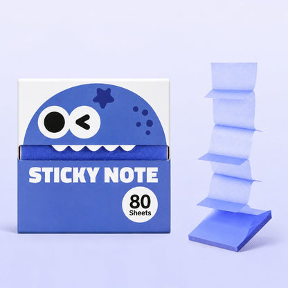 Transparent Pull-Out Glitter Sticky Notes