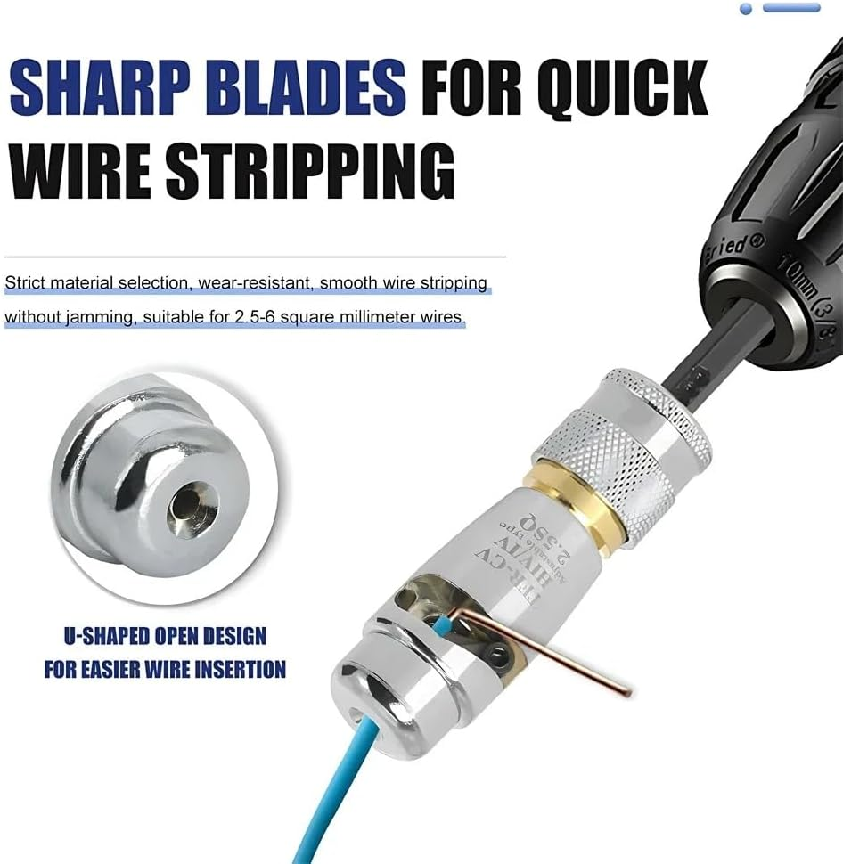 5-in-1 Drill Wire Stripper & Twister
