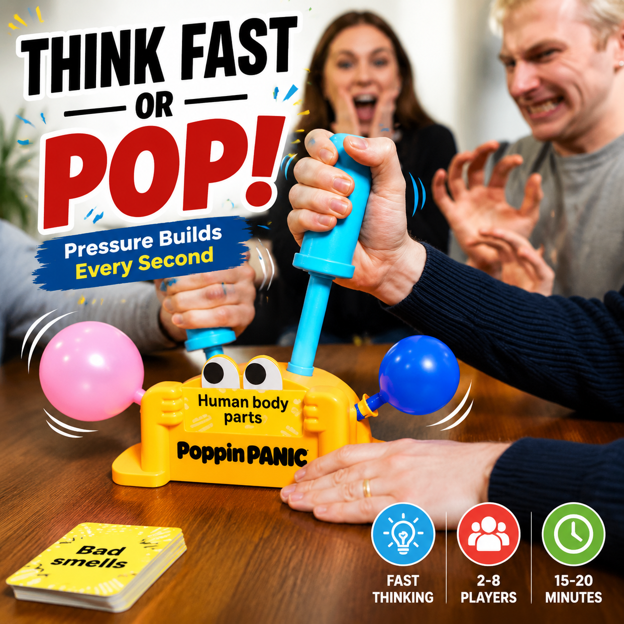 🎈 Poppin Panic – Balloon-Popping Party Game