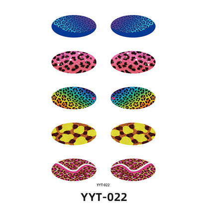 ✨ 5-Pair Pre-Designed Eyeshadow Transfer Stickers – Complete Eye Looks in Seconds