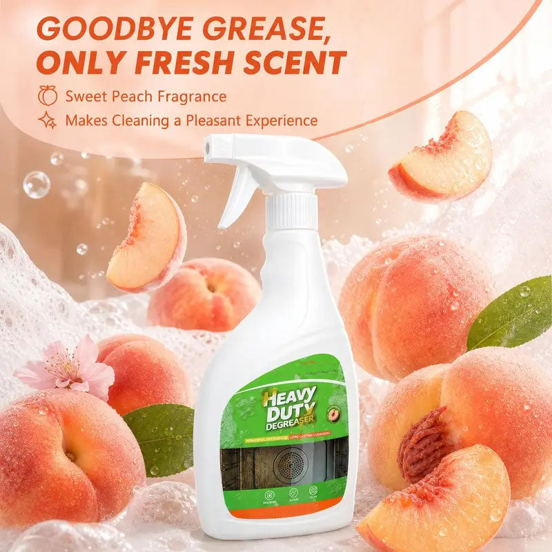🍑 Heavy Duty Grease Remover Spray – Effortless Kitchen Cleaning