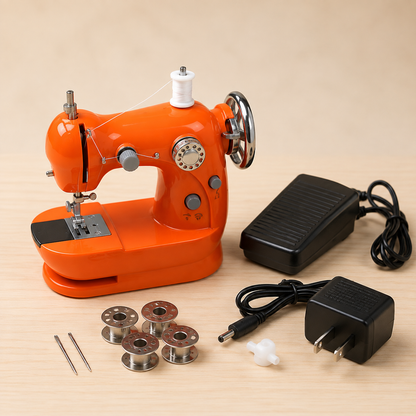 🏠 HOME DIY SALE | Mini Electric Sewing Machine – Compact Sewing Helper for Repairs, Crafts & Creative Projects