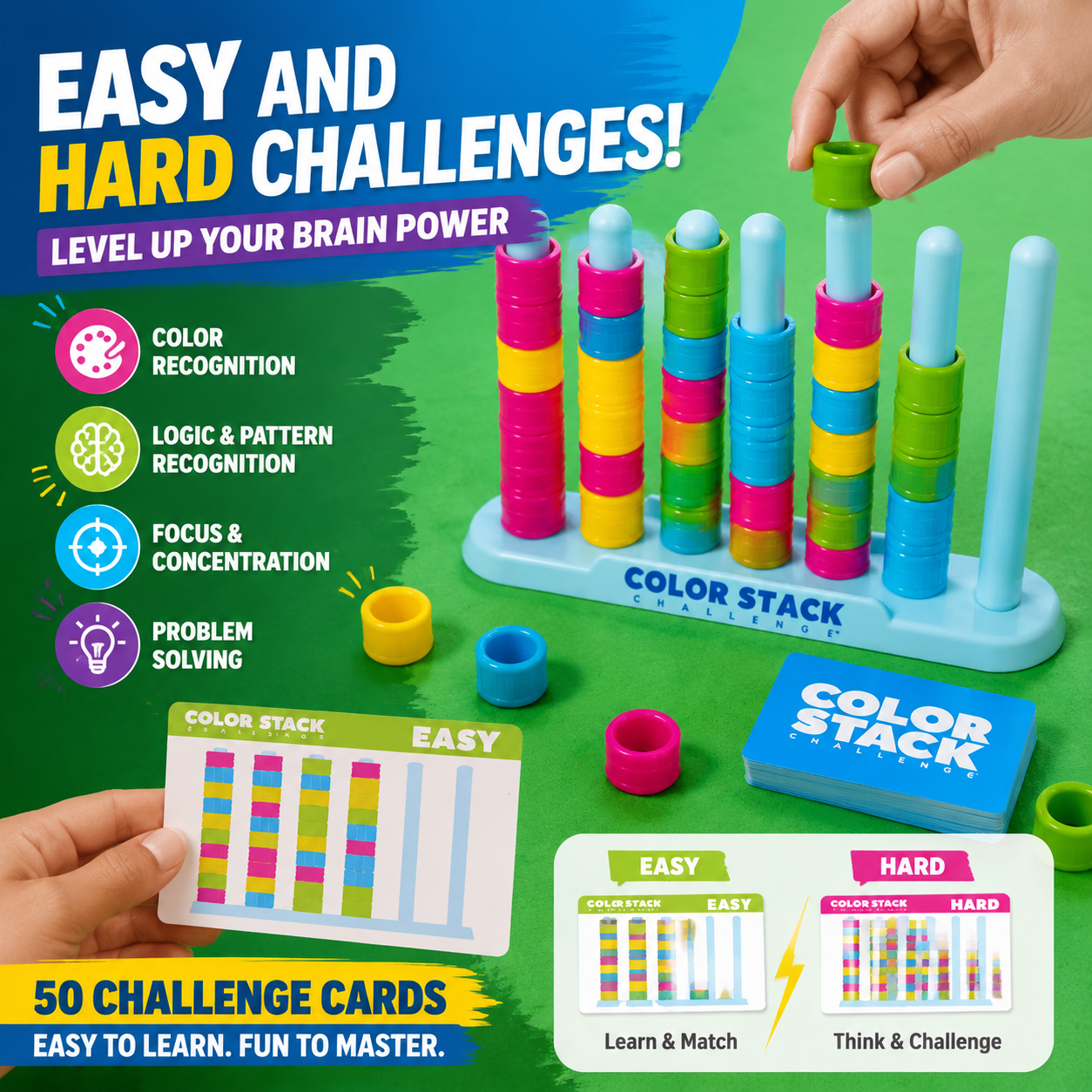 Color Stack – The Addictive Fast-Paced Family Game That Turns Every Game Night Into a Brain-Boosting Battle