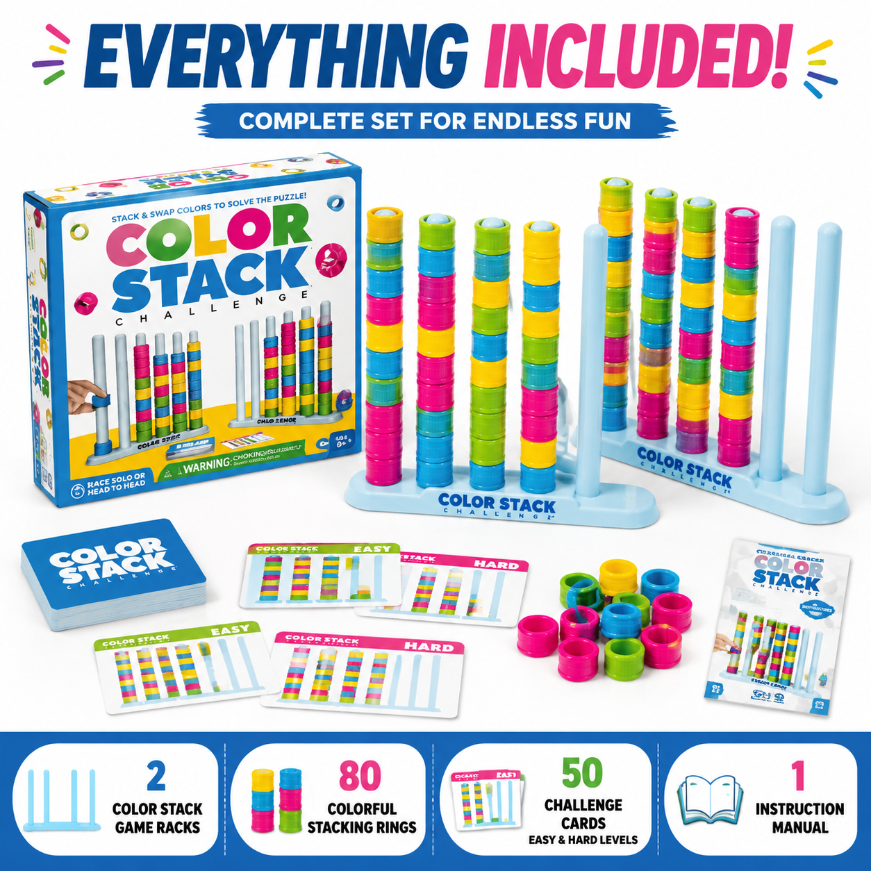 Color Stack – The Addictive Fast-Paced Family Game That Turns Every Game Night Into a Brain-Boosting Battle
