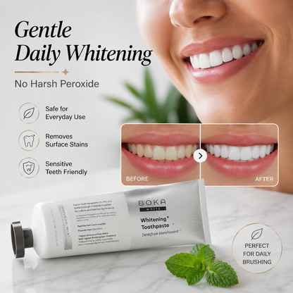 🔥 Hot sell! 🦷 Boka Nano Hydroxyapatite Whitening Toothpaste for Sensitive Teeth