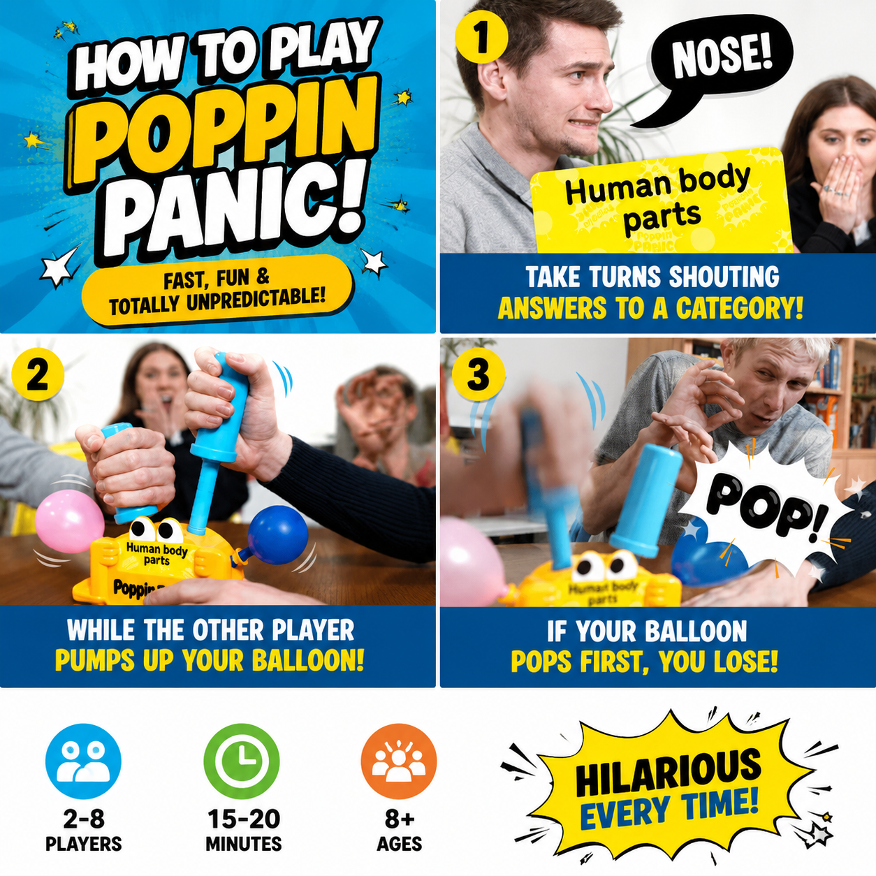 🎈 Poppin Panic – Balloon-Popping Party Game