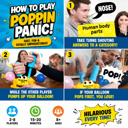 🎈 Poppin Panic – Balloon-Popping Party Game