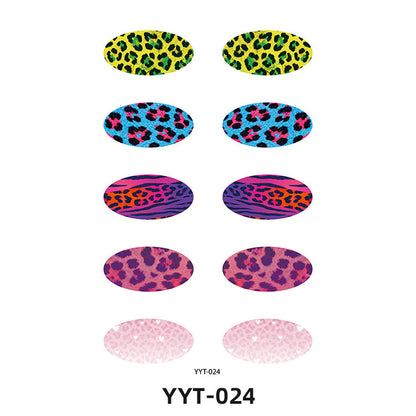 ✨ 5-Pair Pre-Designed Eyeshadow Transfer Stickers – Complete Eye Looks in Seconds