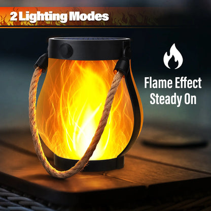 🎃2-Pack – Solar Flickering Flame Lanterns
