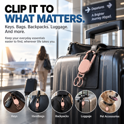 📱 Find My Keychain Tracker – Smart Anti-Lost Key Holder for Keys, Bags & Luggage