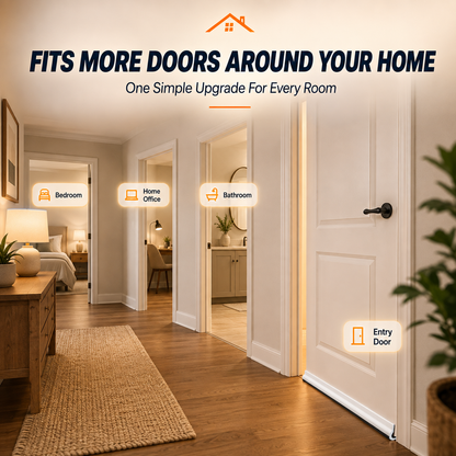 ❄️ Stop Cold Drafts From Entering Your Home – Triple Seal Door Weather Strip