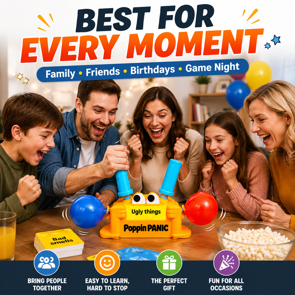🎈 Poppin Panic – Balloon-Popping Party Game