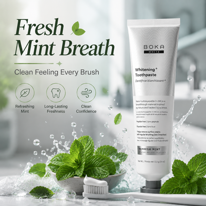 🔥 Hot sell! 🦷 Boka Nano Hydroxyapatite Whitening Toothpaste for Sensitive Teeth