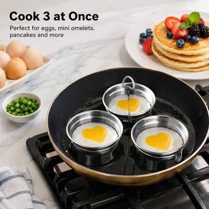 🍳 Easy-Lift Stainless Steel Egg Cooking Cups