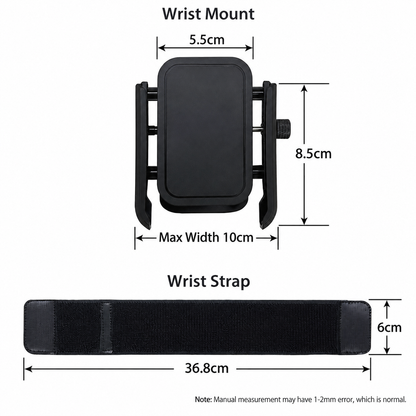 📱 360° Rotating Wrist & Arm Phone Holder – Hands-Free Sports Mount